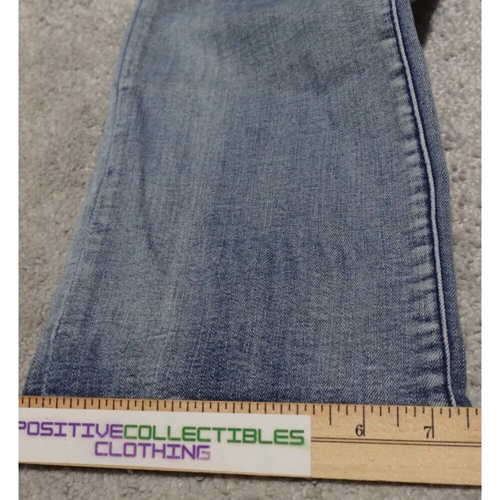 Liverpool Jeans Women's Size 12/31 Blue Denim Straight Mid Rise Workwear - Picture 9 of 13